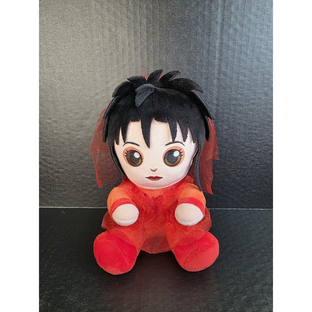 Phunny Beetlejuice Lydia Deetz Plush 8" Doll‎ In Red Wedding Dress